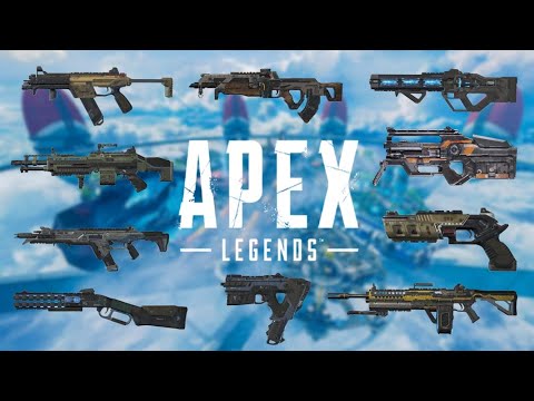 Видео: ВСЕ ЛЕГЕНДАРНЫЕ СКИНЫ НА ПУШКИ | APEX LEGENDS