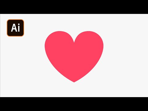 Видео: Рисуем сердечки в Adobe Illustrator