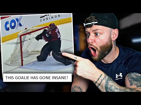 Видео: ФУТБОЛЬНЫЙ БОЛЕЛЬЩИК РЕАКЦИЯ НА БЕЗУМНЫХ ВРАТАРЕЙ НХЛ!