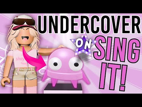 Видео: Иду под прикрытием в Sing it! (караоке roblox)