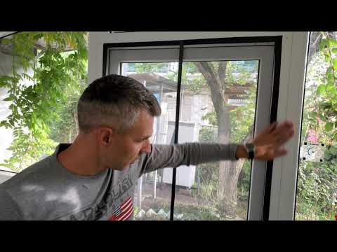 Видео: Монтаж москитной сетки на Магнитах Clip-on