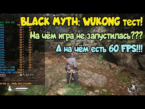 Видео: 😎 Black Myth Wukong на слабом ПК: GTX 1050 Ti - GTX 1070 / RTX 3060