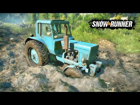 Видео: ТРАКТОРИСТ ВЫТАСКИВАЕТ TESLA CYBERTRUCK ИЗ РЕКИ! ЭВАКУАЦИЯ SNOWRUNNER!