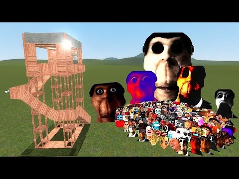 Видео: Семья Обунга против Башен в Garry's Mod