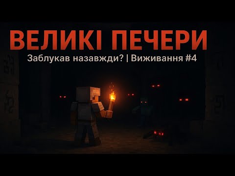 Видео: Я заблукав у ЛАБІРИНТІ печер назавжди? | Виживання Minecraft #4