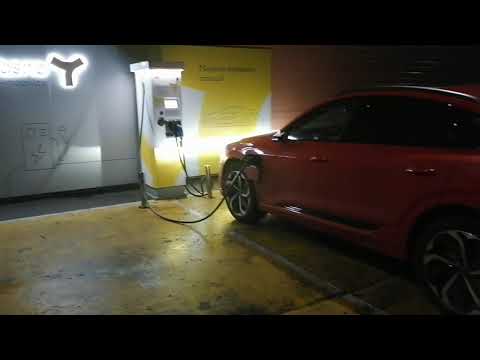 Видео: Реальный трассовый расход Audi e-tron sportback на 21 дисках.