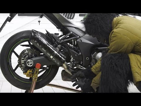 Видео: Установка Прямотока Two Brothers на Z1000