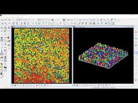 Видео: Обработка данных БПЛА лазерной съемки леса / UAV LIDAR forest data processing (Terrasolid + Spatix)