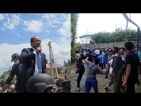 Видео: Сўхда тўқнашув: Юзлаб одам жароҳатланди, ҳокимни тошбўрон қилишди, Бош вазир катта ваъдалар берди