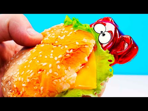 Видео: ВКУСНЫЙ ВАЛЕРБУРГЕР ИЗ ЖЕЛЕЙНОГО МЕДВЕДЯ ВАЛЕРЫ | РЕЦЕПТ БУРГЕРА ОТ ВАЛЕРЫ