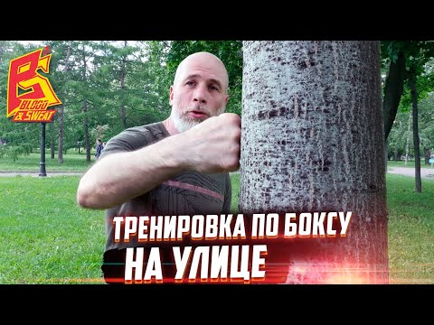 Видео: РЕЗКИЙ и СИЛЬНЫЙ удар. Тренировка по боксу на улице. Александр Степнов, бокс.