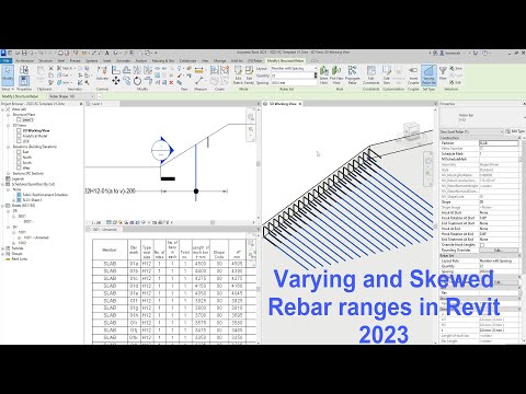 Видео: Учебное пособие по Revit 2023 — переменная и наклонная арматура