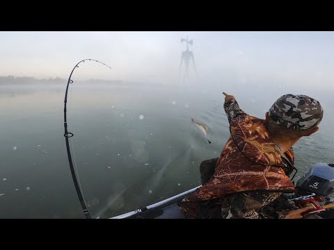 Видео: ЛОВЛЯ СУДАКА НА ТРОЛЛИНГ | РЫБАЛКА С ЛОДКИ НА РЕКЕ | сиреноголовый в тумане?