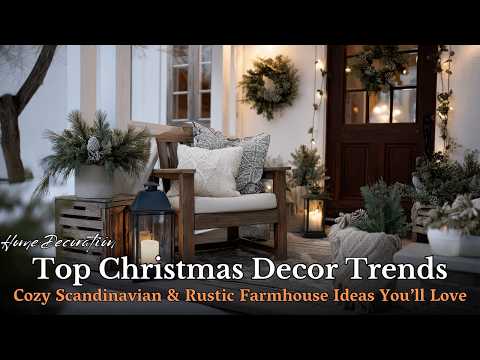 Видео: Главные тенденции рождественского декора 2025 года: скандинавский, деревенский и фермерский стиль