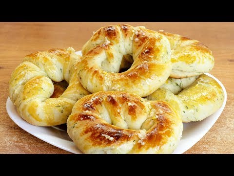 Видео: Солёные кольца с укропом - традиционная турецкая выпечка