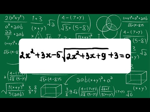Видео: Иррационал теңдеуді шешу
