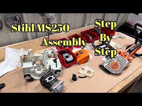 Видео: Сборка Stihl MS250.