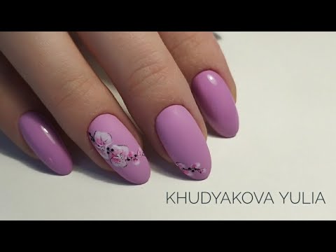 Видео: Укрепление ногтей гелем и БЕЗ ОПИЛА / Весенний Маникюр / Маникюр сама себе