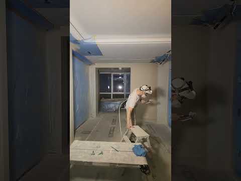 Видео: Безвоздушная покраска. Flugger Dekso5