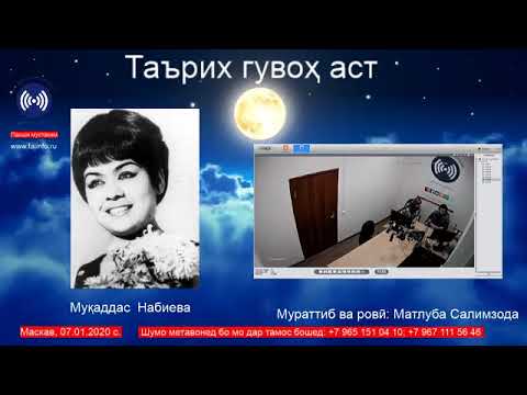 Видео: "Таърих гувоҳ аст" - Муқаддас Набиева
