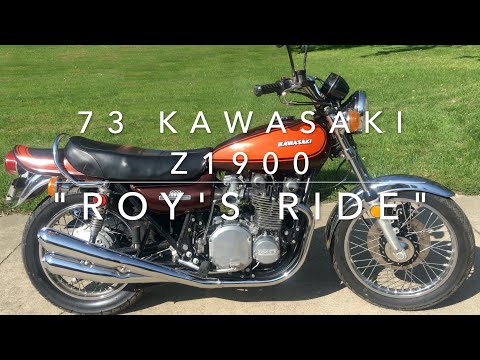 Видео: 73 Z1 Kawasaki "ROY'S RIDE" Реставрация