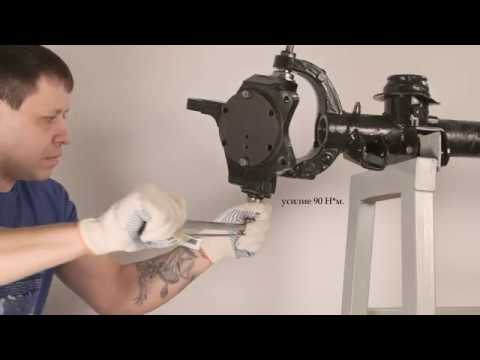 Видео: Замена шкворней на поворотных кулаках открытого типа автомобилей УАЗ