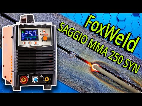 Видео: FoxWeld SAGGIO MMA 250 SYN. Аппарат для электродов потолще 口__╭( ᐛ )ㄏ