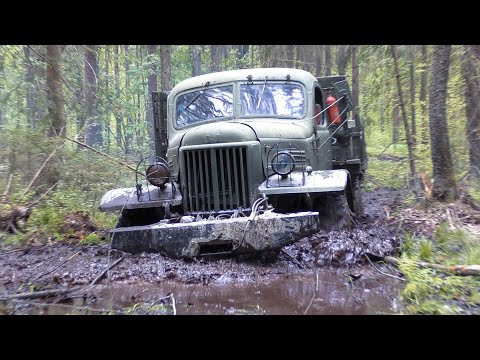 Видео: Дизельный ЗиЛ-157 в грязи!!! Обратной дороги нет!!!