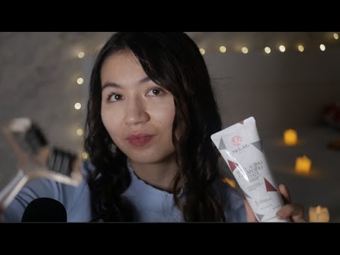 Видео: ASMR Yangi penka sizga surtayman va massaj.Tungi spa. Уход за лицом и массаж.Massage and skin care