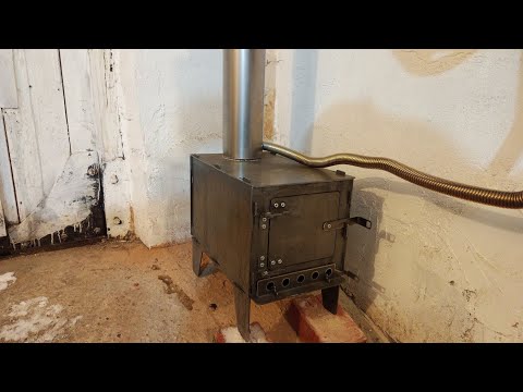 Видео: Печь буржуйка разборная распаковка  обзор сборка.