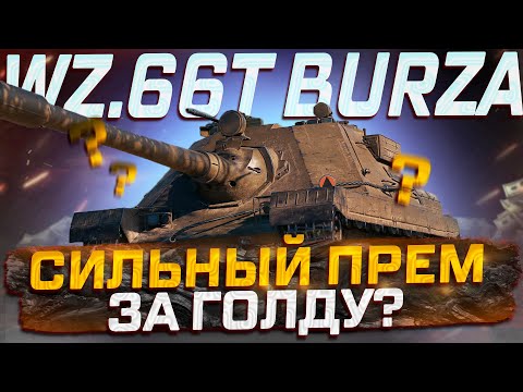 Видео: WZ. 66T BURZA СИЛЬНЫЙ ПРЕМ ЗА ГОЛДУ? МИР ТАНКОВ