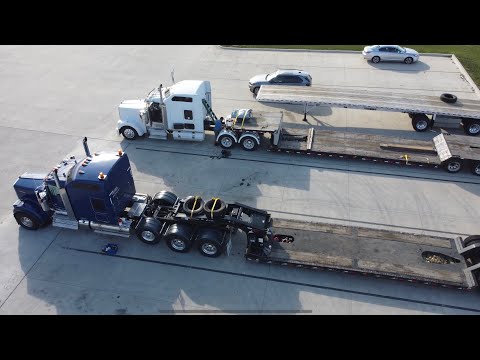 Видео: Дальнобой. Встреча двух Kenworth W900 и установка APU