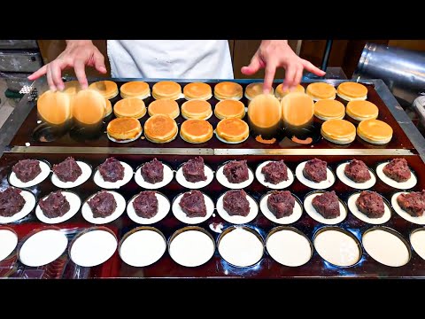 Видео: Удивительное мастерство! Imagawayaki продает 3000 штук в день!