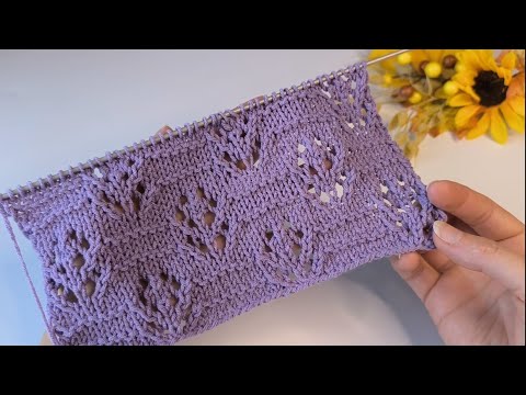 Видео: Эффектный и очень простой узор для кардиганов, свитеров, пледов, шарфов