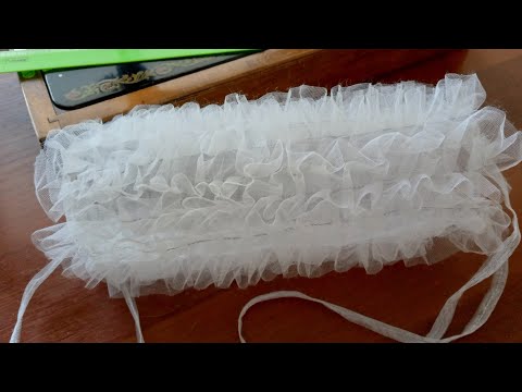 Видео: Мочалка из тюля или  капрона.Мягкая ,хорошо держит пену.