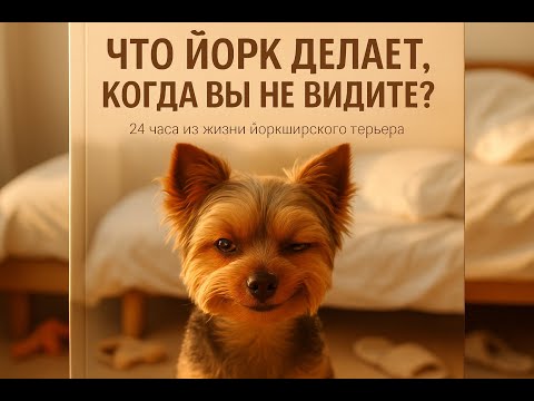 Видео: 24 часа из жизни моего йоркширского терьера. #йорк #собака #правдаойорках  #характерйорка