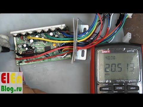 Видео: Контроллер мотор колеса для Электровелосипеда (350W, 48/36V 18A)