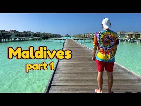 Видео: Villa Park (ex.Sun Island): водные виллы или делюкс бич, питание на резорте, песчаная коса