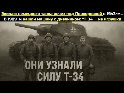 Видео: Экипаж немецкого танка исчез под Прохоровкой в 1943-м… нашли машину с дневником: “T-34 — не игрушка”