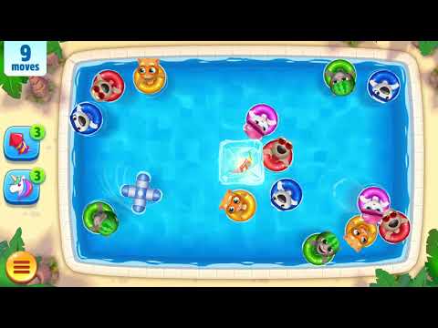 Видео: Прохождение игры Talking Tom Pool, уровень 21-30.