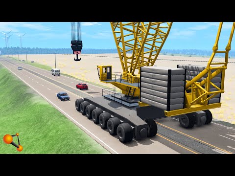 Видео: ПЬЯНЫЙ КРАНОВЩИК СЕЛ ЗА РУЛЬ ПЕРЕДВИЖНОГО КРАНА | BeamNG.drive