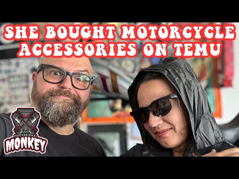 Видео: Это была катастрофа - Она купила аксессуары для мотоциклов Temu