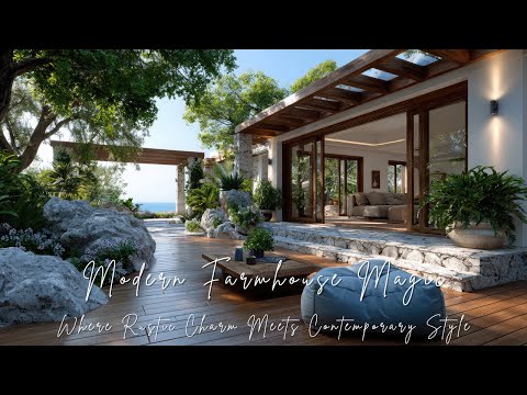 Видео: Внутри современного фермерского дома, который меняет представление о загородной жизни | Dream Hom...