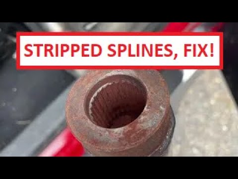 Видео: 2002 Polaris Ranger 500, задний дифференциал, сорванные шлицы полуоси, ремонт