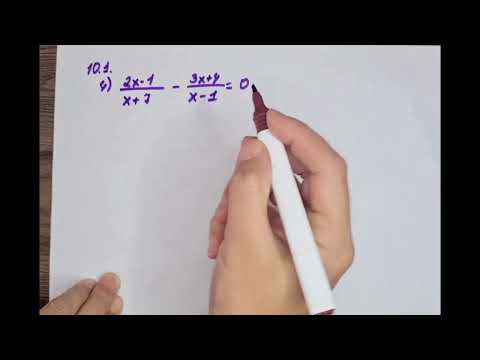 Видео: Бөлшек - рационал Теңдеулер.Алгебра 8 сынып 10.1-10.2 #алгебра #математика #алгебра8