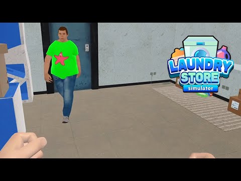 Видео: Это не Патрик, хотя должен быть он "Laundry Store Simulator" №12