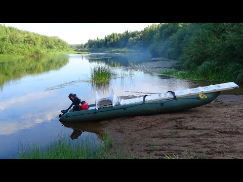 Видео: Путешествие на Ямозеро Ч2. Сплав по реке Весляна. Заброшенный посёлок. Лесная изба. Один в тайге