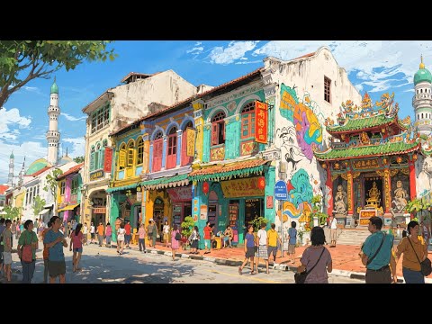 Видео: Пенанг, Малайзия🇲🇾 Лучший островной город с едой и культурой! (4K HDR)