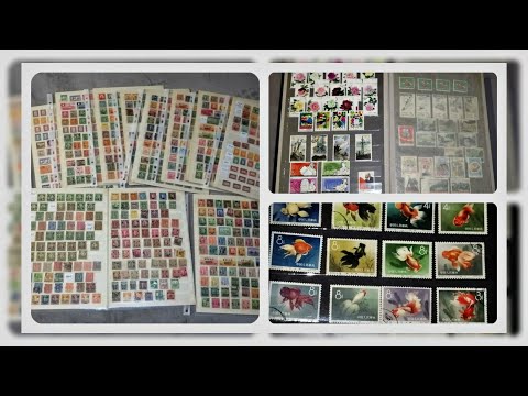 Видео: ОБЗОР МАРОК КИТАЯ. ПРОДАЖА. 中國郵政郵票。特賣