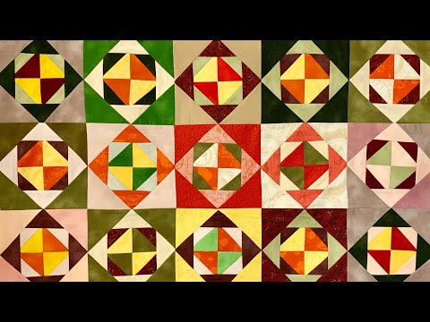 Видео: Лоскутный эфир 479 б. Лоскутное одеяло "Мячики" урок 4 «Схема сборки»